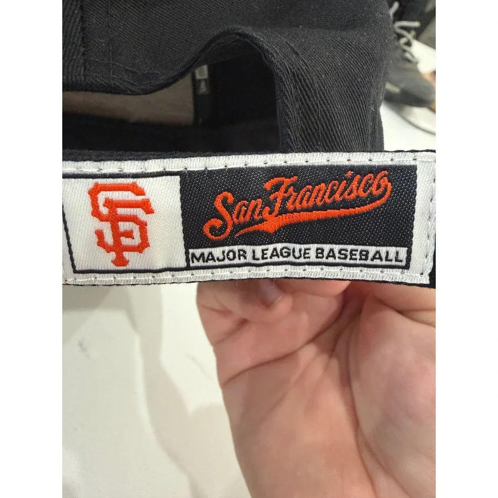 New Era 9FORTY San Francisco Giants MLB Adjustable Hat Black Orange Baseball Cap